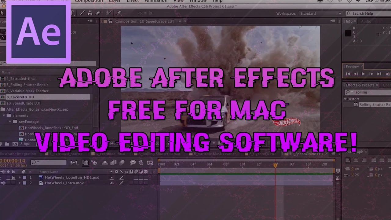 How To Get Adobe After Effects For Mac Free