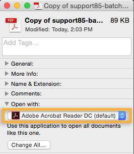 Adobe acrobat reader dc update for mac